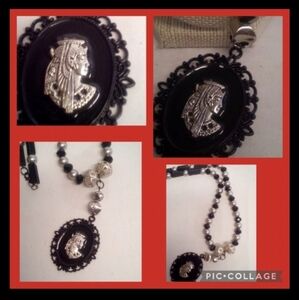 EGYPTIAN black queen necklace.